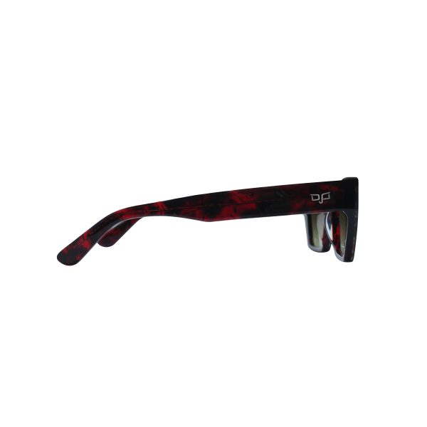 SQUARE CEIL SHELL RED BROWN HANDMADE - Image 3