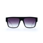 SHIELD CEIL BLACK WITH CLEAR TEMPLES