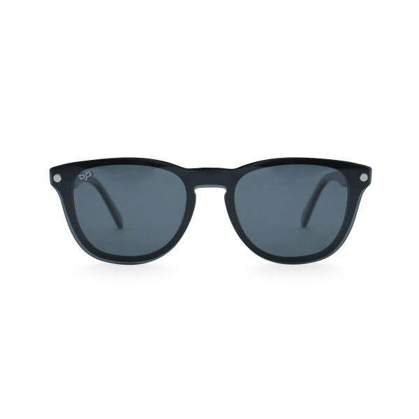 ROUND ONCE HANDMADE SHELL BROWN POLARISED CLIP ON - Image 4