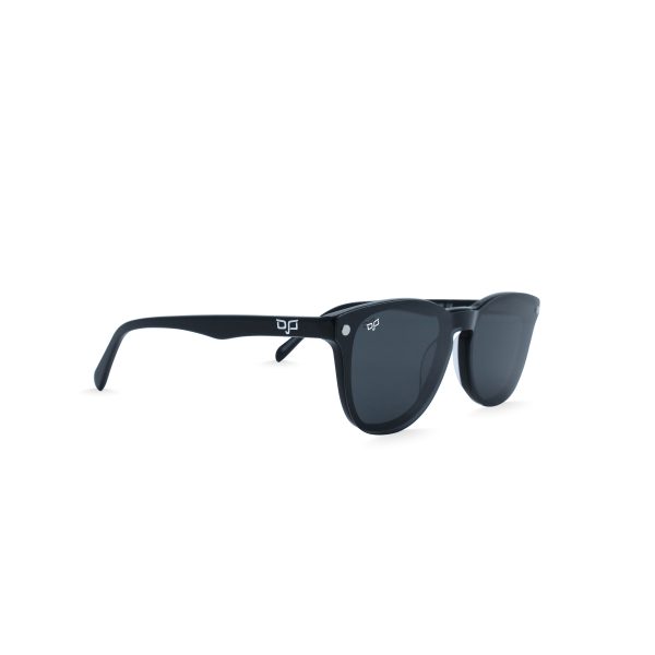 ROUND ONCE HANDMADE SHELL BROWN POLARISED CLIP ON - Image 5