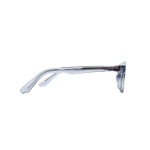 SQUARE CEIL TRANSPARENT GREY POLARISED BLUE  HANDMADE - Image 3