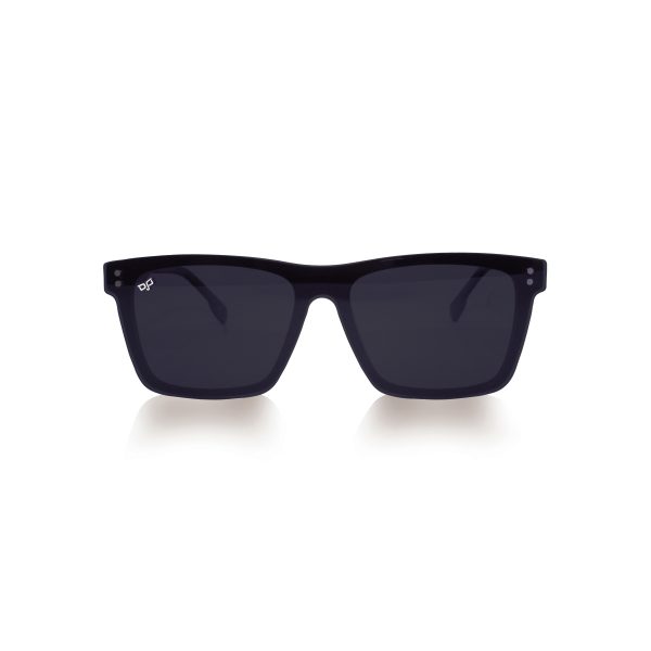 SQUARE ONCE HANDMADE BLACK POLARISED CLIP ON - Image 4