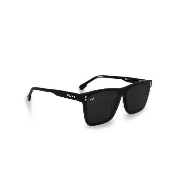 SQUARE ONCE HANDMADE BLACK POLARISED CLIP ON - Image 5