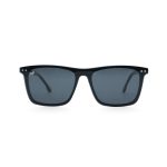 SQUARE OOG HANDMADE BLACK POLARISED CLIP ON - Image 4