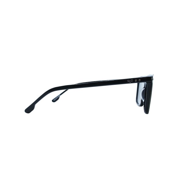 SQUARE OOG HANDMADE BLACK POLARISED CLIP ON - Image 6