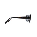 SQUARE OOG HANDMADE SHELL BROWN POLARISED CLIP ON - Image 6
