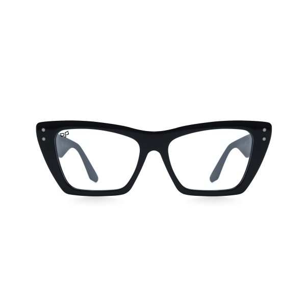 CAT EYE GHOV HANDMADE BLACK POLARISED CLIP ON - Image 3