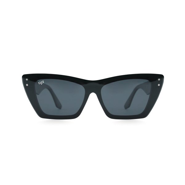 CAT EYE GHOV HANDMADE BLACK POLARISED CLIP ON - Image 4