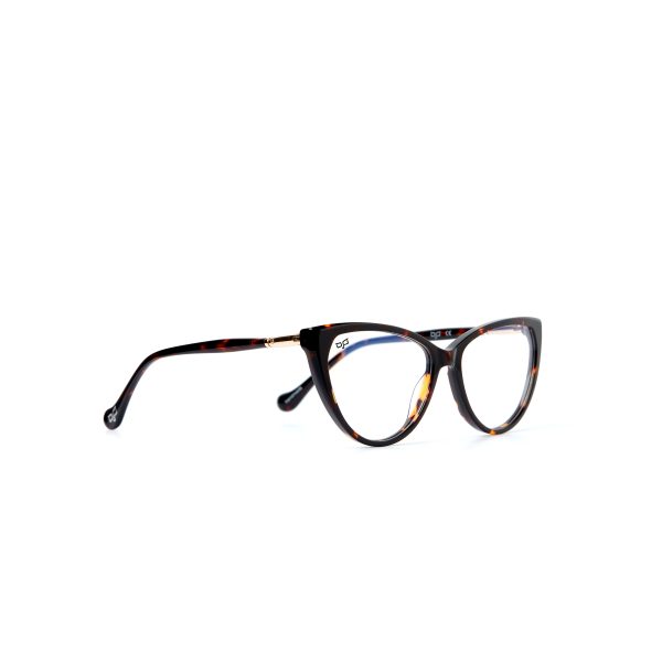 CAT EYE SHELL BROWN DEMO LENSES HANDMADE - Image 2