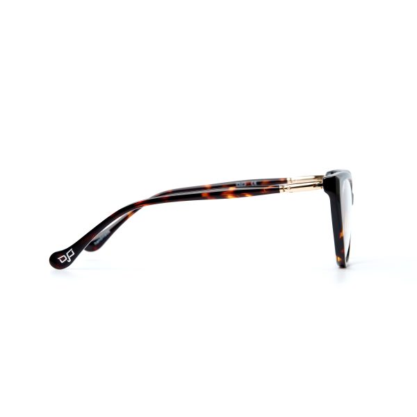 CAT EYE SHELL BROWN DEMO LENSES HANDMADE - Image 3