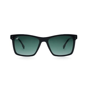SQUARE ONCE HANDMADE BLACK POLARISED GREEN