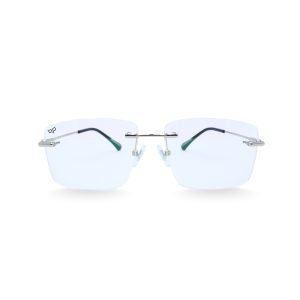 SQUARE MATA BROWN TITANIUM FRAME LESS