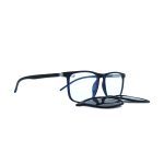 SQUARE GHOV HANDMADE BLACK BLUE POLARISED CLIP ON - Image 2