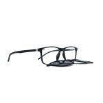 SQUARE GHOV HANDMADE BLACK POLARISED CLIP ON - Image 2