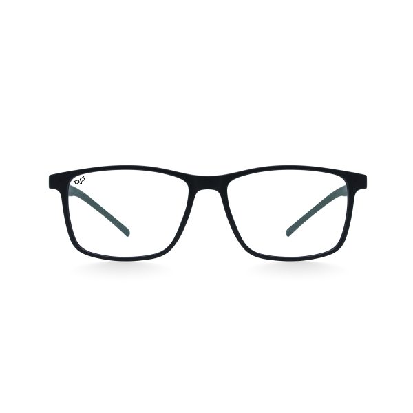SQUARE GHOV HANDMADE BLACK GREEN POLARISED CLIP ON - Image 3