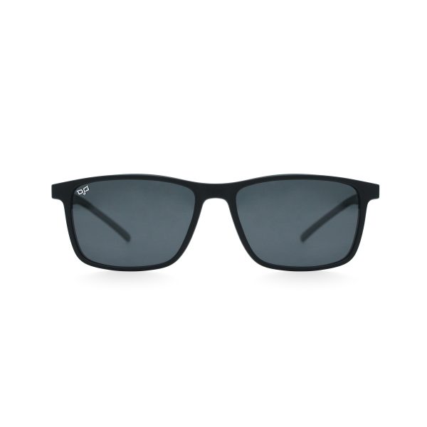 SQUARE GHOV HANDMADE BLACK GREEN POLARISED CLIP ON - Image 4