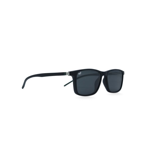 SQUARE GHOV HANDMADE BLACK GREEN POLARISED CLIP ON - Image 5