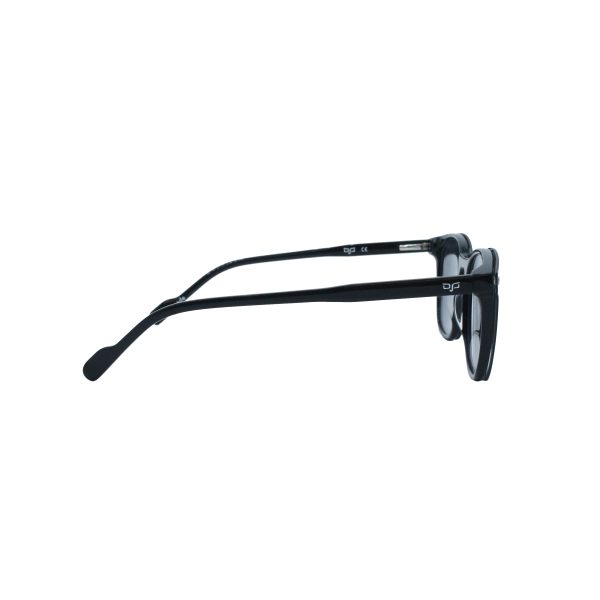 ROUND OOG HANDMADE BLACK POLARISED CLIP ON - Image 6
