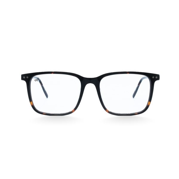 SQUARE OOG HANDMADE BROWN SHELL POLARISED CLIP ON - Image 3