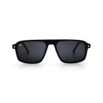 OVAL ONCE HANDMADE BLACK POLARISED CLIP ON - Image 4