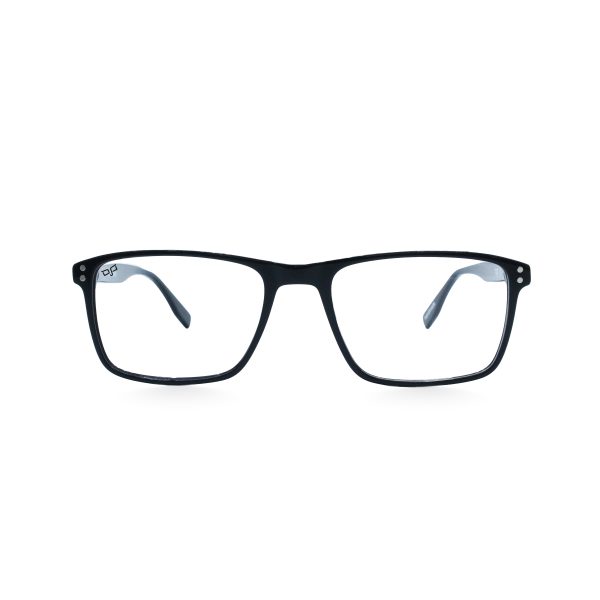 SQUARE OOG HANDMADE BLACK POLARISED CLIP ON - Image 3