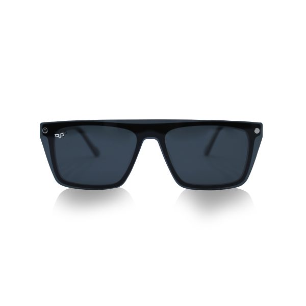OVAL OOG HANDMADE BLACK POLARISED CLIP ON - Image 3