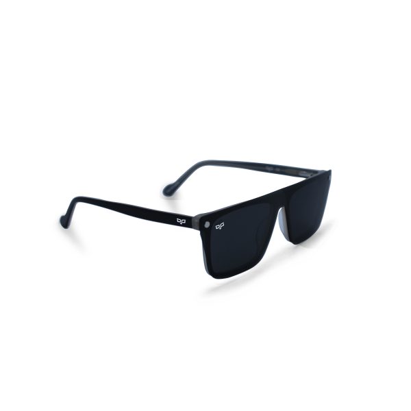 OVAL OOG HANDMADE BLACK POLARISED CLIP ON - Image 6
