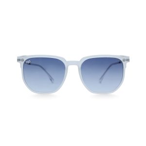 SQUARE MAKA CLEAR AND METAL WITH POLARISED CLIP ON