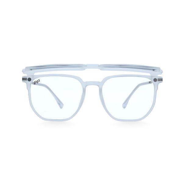 SQUARE MAKA CLEAR AND METAL WITH POLARISED CLIP ON - Image 3