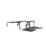 SQUARE MAKA SHELL BROWN POLARISED CLIP ON - Image 2