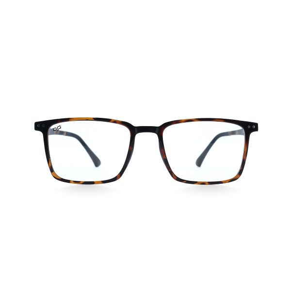SQUARE MAKA SHELL BROWN POLARISED CLIP ON - Image 3