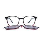 SQUARE MAKA BLACK RED POLARISED CLIP ON