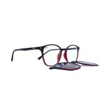 SQUARE MAKA BLACK RED POLARISED CLIP ON - Image 2