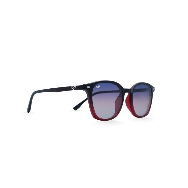 SQUARE MAKA BLACK RED POLARISED CLIP ON - Image 5