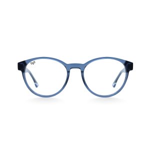 ROUND CLEAR BLUE HANDMADE