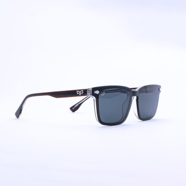 SQUARE OPTICAL WITH CLIP ON HANDMADE - Image 2