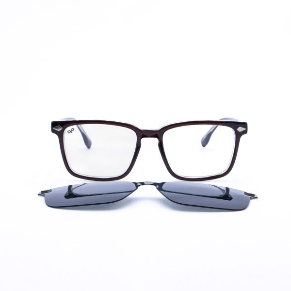 SQUARE OPTICAL WITH CLIP ON HANDMADE - Image 5