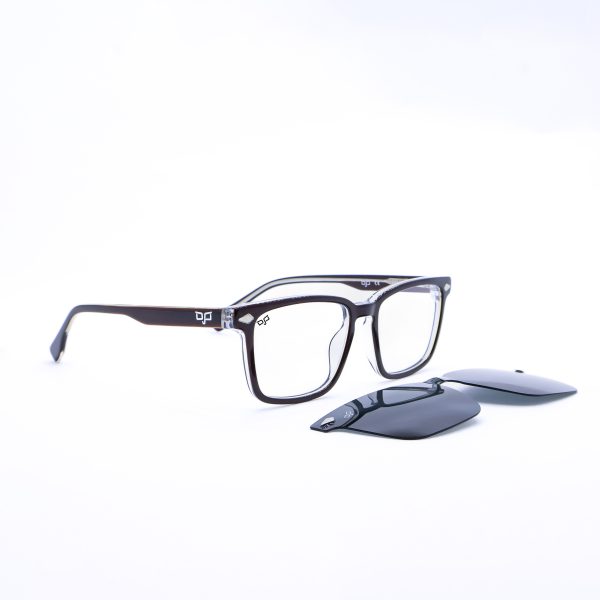 SQUARE OPTICAL WITH CLIP ON HANDMADE - Image 6
