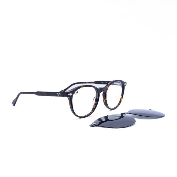 ROUND OPTICAL WITH CLIP ON HANDMADE - Image 6