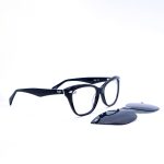 CAT EYE OPTICAL WITH CLIP ON HANDMADE - Image 6