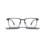 SQUARE MAKA BLACK POLARISED CLIP ON