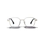 SQUARE MAKA SILVER POLARISED CLIP ON - Image 7