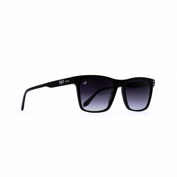 SQUARE HANDMADE SUNGLASSES WITH BROWN POLARISED LENSES - Image 2