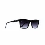 SQUARE HANDMADE SUNGLASSES WITH GREEN POLARISED LENSES - Image 2