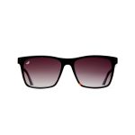 SQUARE HANDMADE SUNGLASSES WITH BROWN POLARISED LENSES
