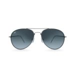 OVAL OOG SILVER BLACK