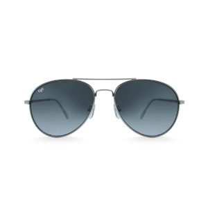 OVAL OOG SILVER BLACK