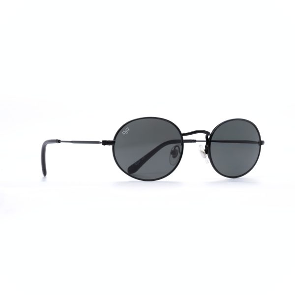 OVAL OVAL SUNGLASSES WITH BLACK LENSES - Image 2