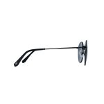 CLASSIC ROUND METAL SUNGLASSES WITH BLACK LENSES - Image 3