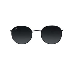 LYLYDAD ROUND BLACK POLARISED
